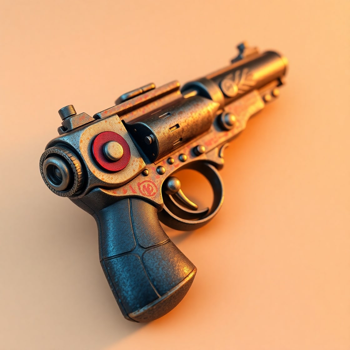 Toy Pistol (Working!) - 3D Painting