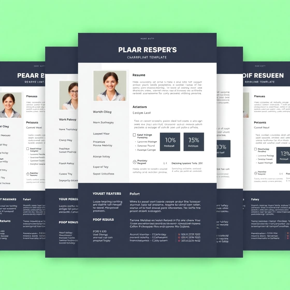 7 Professional CV Resume Template Vol