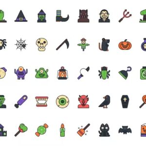 50 HALLOWEEN ICONS