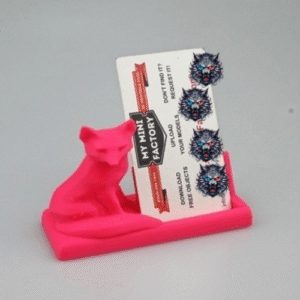 Fox Business Card Holder – Elegant & Functional Desk Accessory