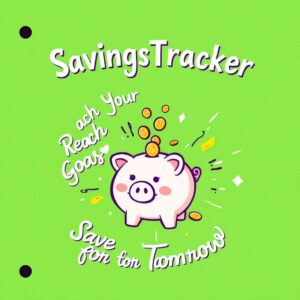 Savings Tracker 8.5x11