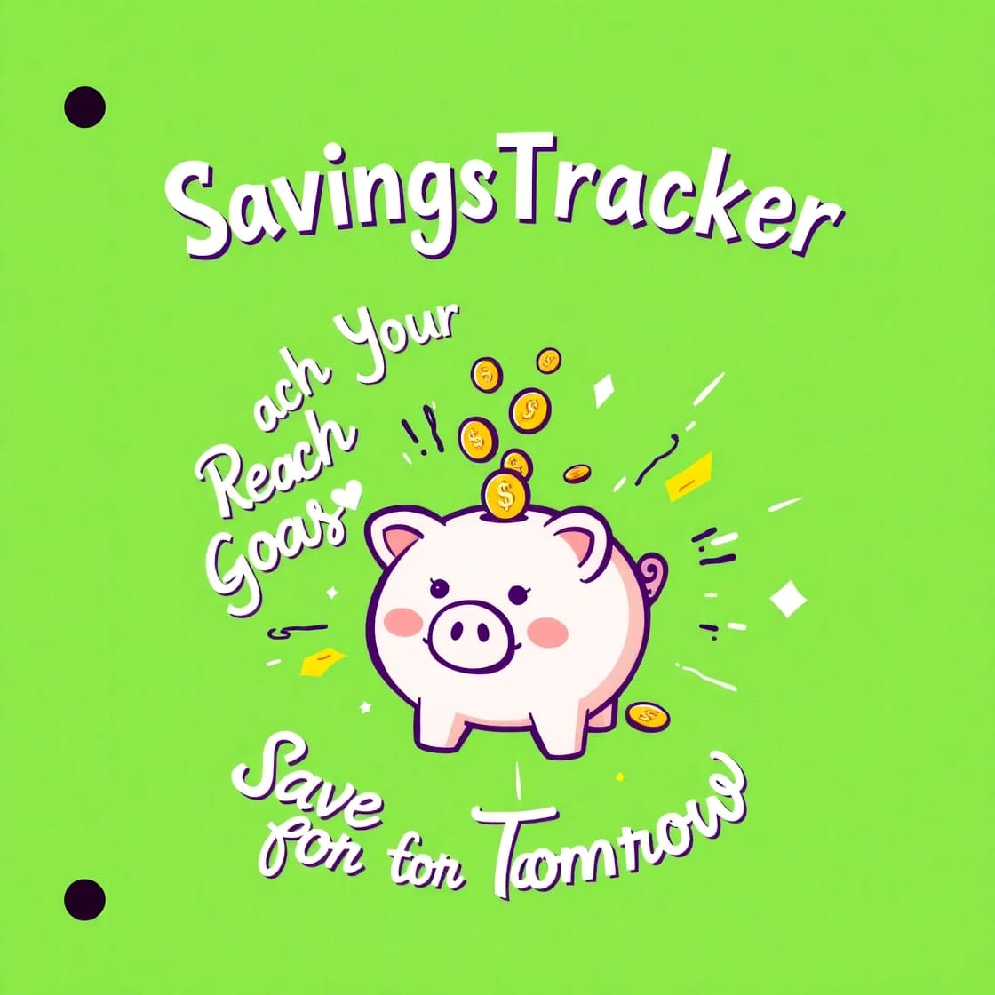 Savings Tracker 8.5x11