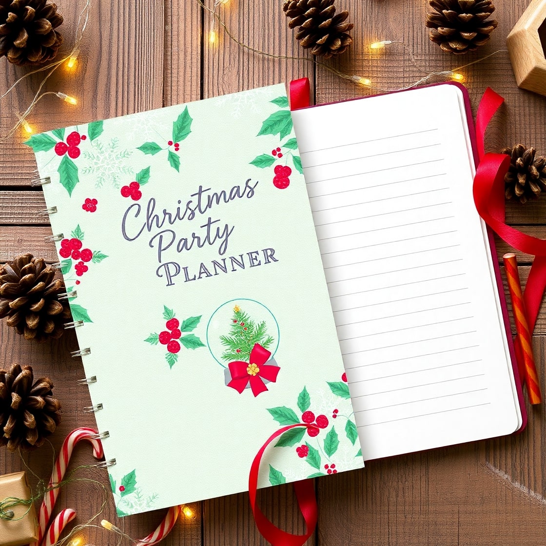Christmas Party Planner | 120-Page Event Planning Guide (8.5" x 11")