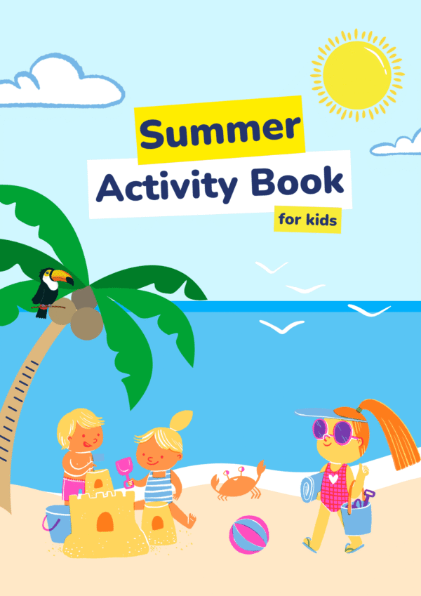 20 Summer Printable  activity Book for kids