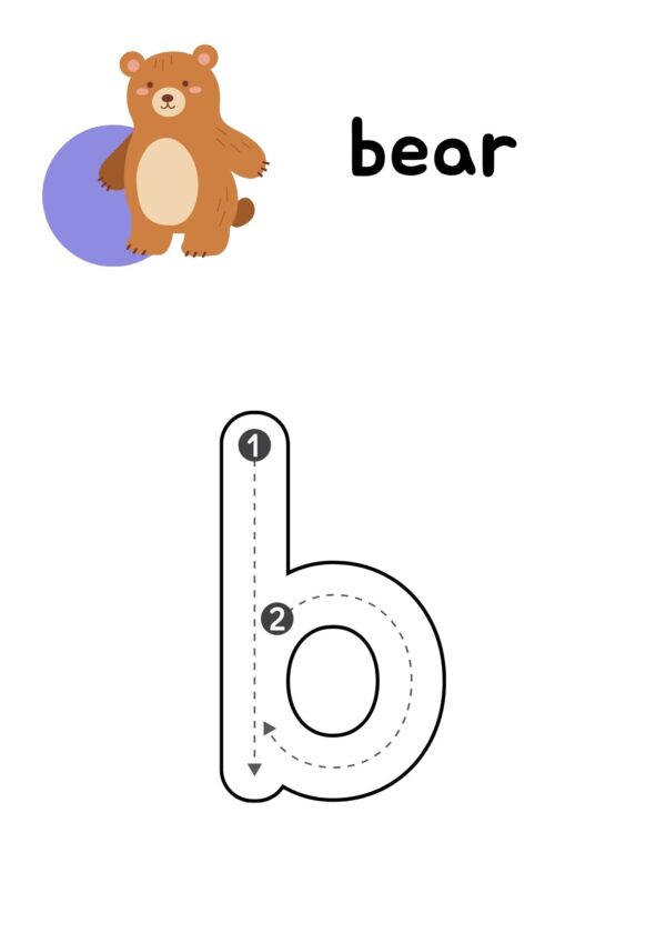 27 Tracing Animal Alphabet for kids - Image 3