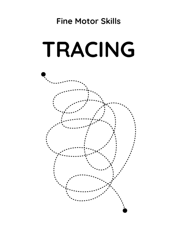 Fine Motor Skills Tracing Worksheets