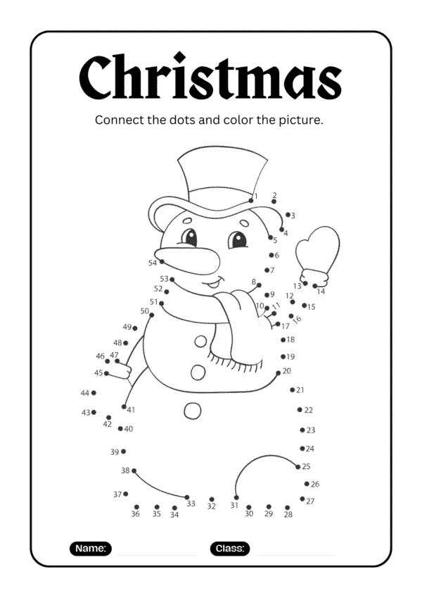 Connect the Dots Activity Worksheet - Image 2