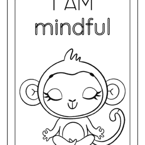 Positive Affirmations Mindful Animal Coloring Book