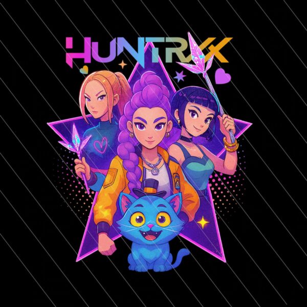 Kpop Huntrix & Saja Girls PNG