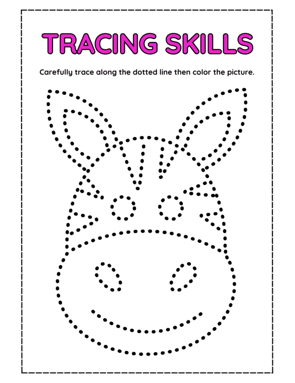 Animal Tracing Worksheet - Image 2