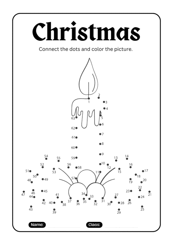Connect the Dots Activity Worksheet