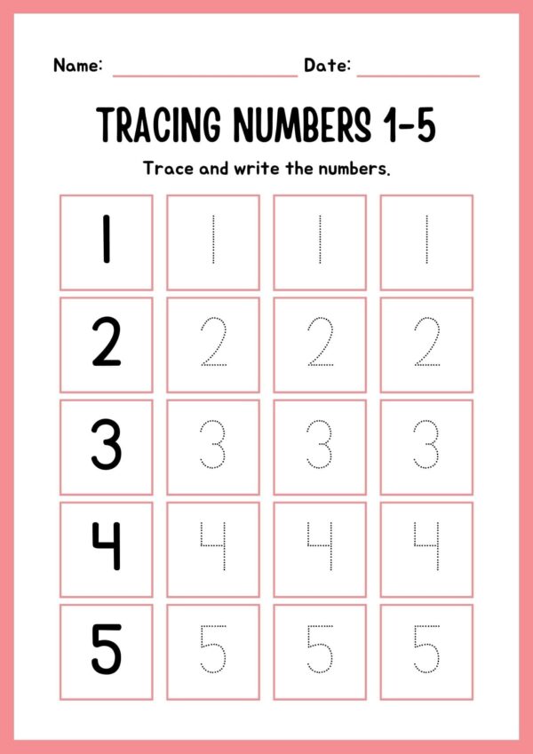 Back to School Preschool Learning Pack Worksheets - Image 2