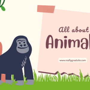 Green & Beige Cartoon Animal Farm Presentation