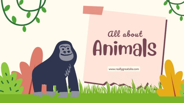 Green & Beige Cartoon Animal Farm Presentation