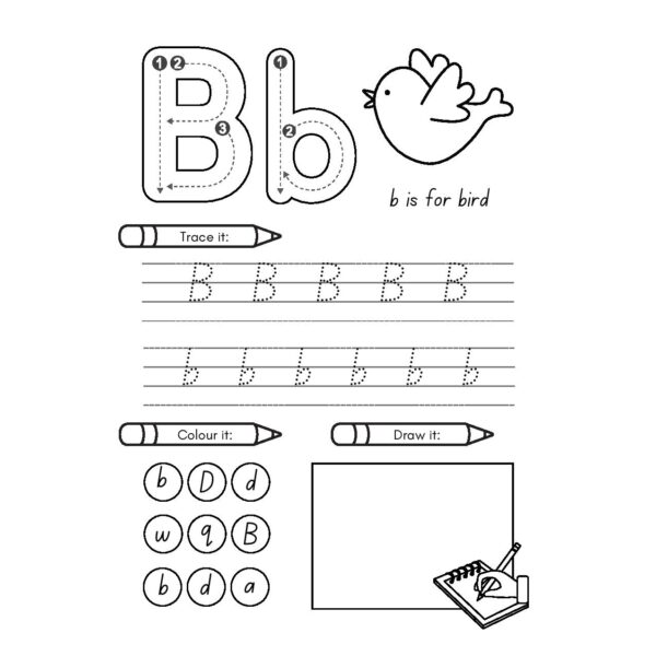 Kindergarten Alphabet Worksheet Bundle