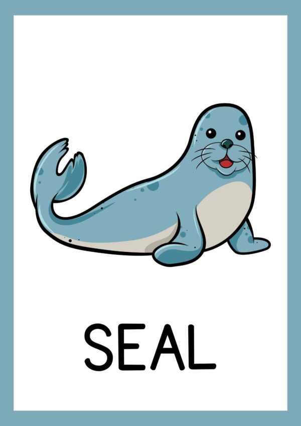 Sea Animals Flashcards - Image 2