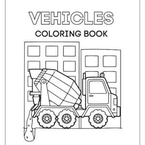 Vehicles Transport Coloring Book