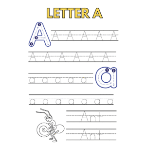Tracing the Alphabet (A–Z) Printable Worksheet