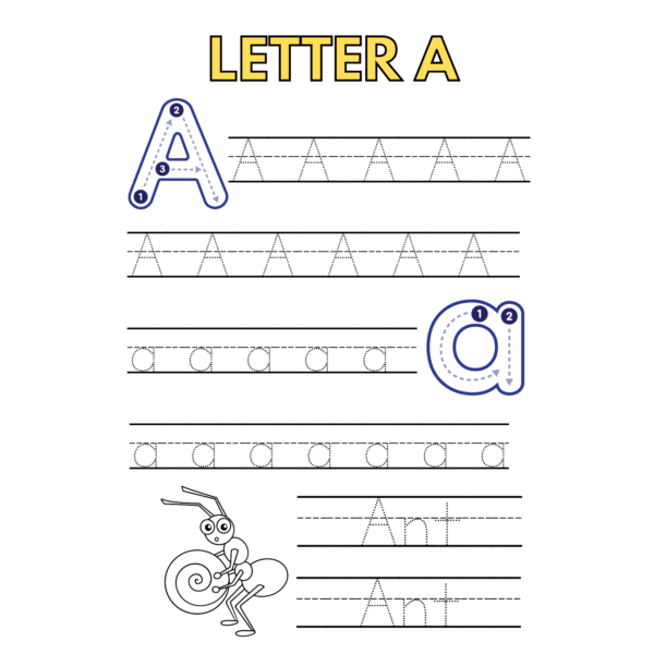 Tracing the Alphabet (A–Z) Printable Worksheet