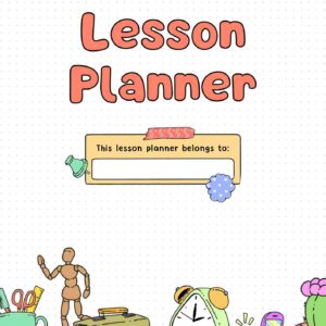 Teacher’s Yearly Lesson Planner