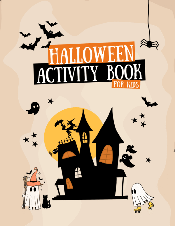 Halloween Activity Book for Kids – Fun Worksheets
