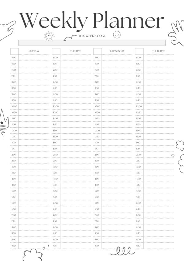 Weekly Schedule Planner