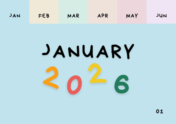 2026 monthly wall calendar - Image 2