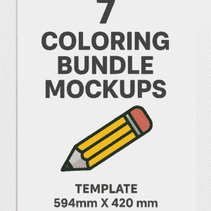 7  COLORING BUNDLE MOCK UPS